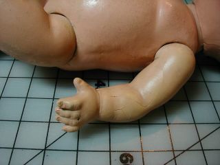 Vintage 15” Composition Baby Doll Drink Wet TLC Dione Quint? 4