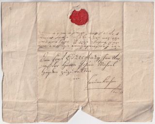 1769,  Manuscript Letter To Nikolaus I,  Prince Of Esterhazy,  Rare