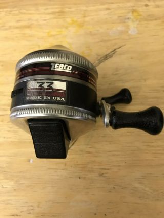 Vintage Zebco 33 Fishing Reel,  Made In Usa,  And
