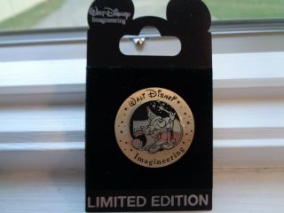 Walt Disney Imagineering 50th Anniversary: Sorcerer Mickey Antique Silver Pin Le