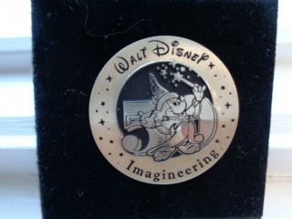 Walt Disney Imagineering 50th Anniversary: Sorcerer Mickey Antique Silver Pin LE 2