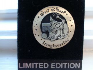 Walt Disney Imagineering 50th Anniversary: Sorcerer Mickey Antique Silver Pin LE 3