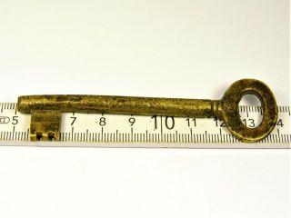 Old Vintage Retro Antique Brass Key From Door Lock Authentic Collectible 277sr