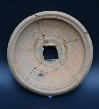 Ancient Greek Hellenistic Period Clay Dish C.  4th - 1st Century Bc