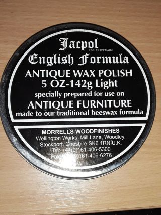Jacpol English Formula Antique Wax Polish 5oz.