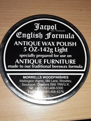 Jacpol English Formula Antique Wax Polish 5oz. 3