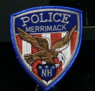 Patch Retired: Merrimack,  Hampshire Police Department Patch