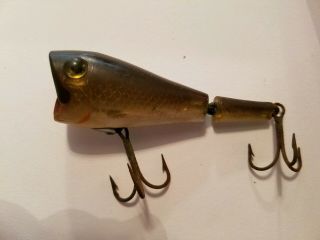 Vintage L&s Jointed Fishing Lure 3” 12 M 27.