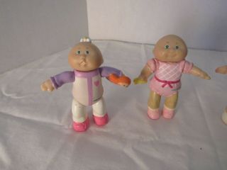 Vintage 80s Cabbage Patch Kids Mini Figures Figurines Minis,  1 Windup 2