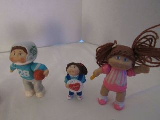 Vintage 80s Cabbage Patch Kids Mini Figures Figurines Minis,  1 Windup 3