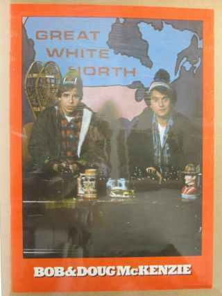 Vintage Great White North Bob & Doug Mckenzie 1982 Poster 13089