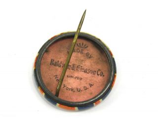 Antique Mafeking Baden Powell metal pin badge Baldwin & Gleason Co 2