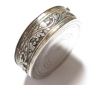 VINTAGE OR ANTIQUE SILVER PILL OR TRINKET BOX 3