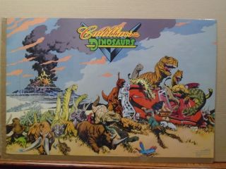 Vintage 1993 Cadillacs And Dinosaurs Poster 11124