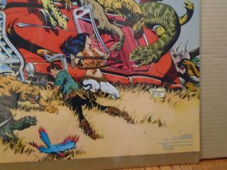 vintage 1993 Cadillacs and Dinosaurs poster 11124 5