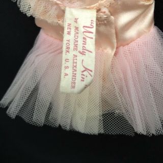 Vintage Madame Alexander Wendy Kins Ballerina Pink Tutu 8 