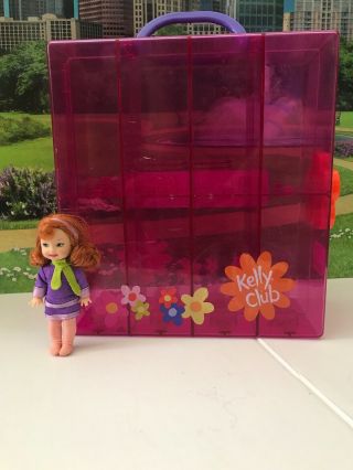 Vtg Mattel Kelly Club Barbie Caddy Carrying Case W/ Scooby Doo Daphne Doll Tara