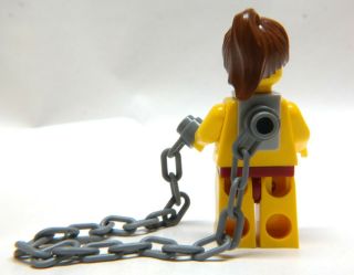 LEGO Star Wars Slave Princess Leia FIGURE from Jabba ' s Palace 4480,  2003 minifig 2