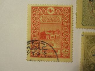 7x antique Turkey Ottoman Stamps: P68 P70 P83 P94 P95 P121? 2