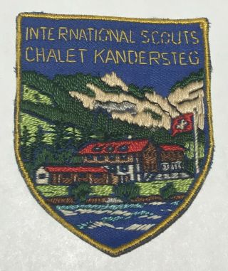 International Scouts Chalet Kandersteg Patch Mc6