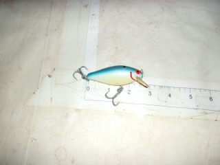 Vintage Bomber Baby Speed Shad Lure Blue Shad Model 2s65 Hard To Find