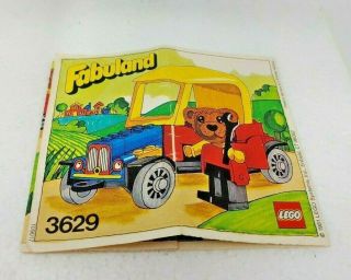 Lego Fabuland Number 3629 Barney Bear Car 3