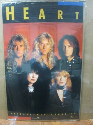 Vintage Heart Rock Band Music Artist Poster 13027