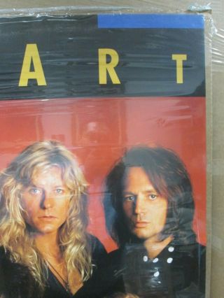 Vintage HEART rock band music artist poster 13027 2