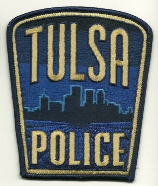 Tulsa Police State Oklahoma Ok Neat Patch