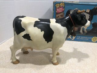 Vintage Kenner Milky The Marvelous milking cow toy General Mills 1977 Antique 5