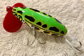 Fishing Lure Fred Arbogast Jitterbug Plastic Lip Leopard Frog Limited Edition