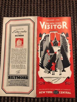 Vintage 1940 The York Visitor Published By York Central Railroad Co.