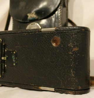Antique No.  1 A,  Autographic Kodak Jr.  Bellows Camera,  Model A w/Case 4