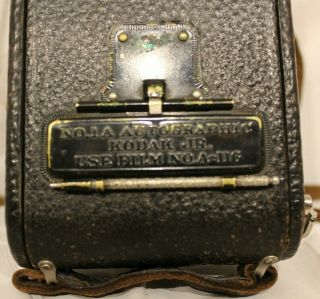 Antique No.  1 A,  Autographic Kodak Jr.  Bellows Camera,  Model A w/Case 5