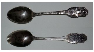 Alaska,  Sterling Silver Spoon,  By E.  J.  Towle Mfg Co,  C.  1938,  12.  7 G,  4 " Long