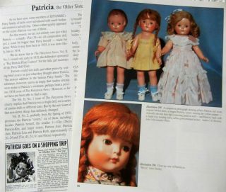 20p History Article,  Pattern - Effanbee 1930 - 40s Patricia Patricia - Kin Dolls