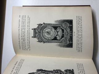 OLD CLOCKS AND WATCHES AND THEIR MAKERS ANTIQUE BOOK.  TWO EDITIONS.  F.  J.  BRITTEN 6