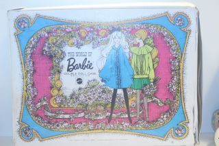 Vintage 1968 Mod The World Of Barbie Double Doll Case 1007 Mattel Suitcase