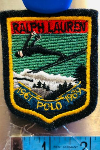 Polo Ralph Lauren - - Vintage Ski Patch - - Suicide Skier (3)
