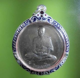 Real Rare Lp Ngern Thai Buddha Amulet Lucky Money