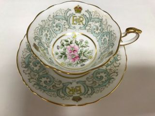 Antique & Exquisite Paragon Cup & Saucer - Queen Elizabeth Coronation Teacup