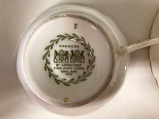 Antique & Exquisite Paragon Cup & Saucer - Queen Elizabeth Coronation Teacup 4