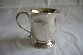 Small Silver Tankard / Cup Engraved ENW 5 - 8 - 64. 3