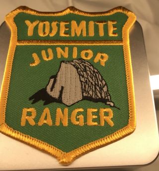 Junior Ranger Yosemite National Park Embroidered Patch 3 1/2”x 3” Nps