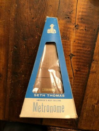 Vintage Seth Thomas Windup Pyramid Metronome No 8