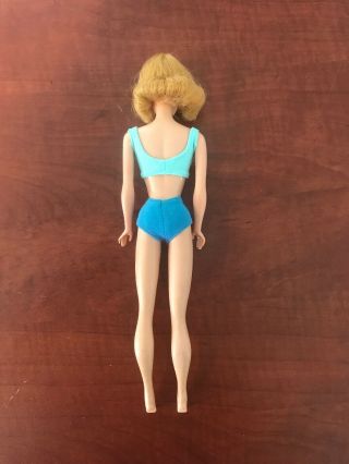 Vintage Midge Doll 860 Barbie Friend Blonde Freckles Straight Leg W/ Nail Polish 5