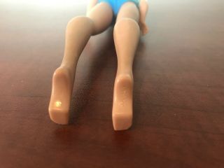 Vintage Midge Doll 860 Barbie Friend Blonde Freckles Straight Leg W/ Nail Polish 6