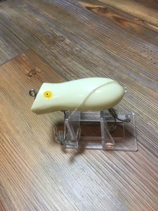 Vintage Fishing Lure Shakespeare Glo Lite Mouse Glow In The Dark Old Bait