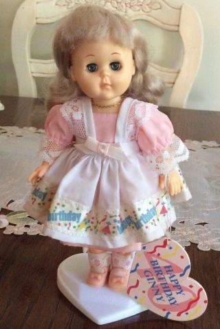 " 40th Birthday Party Special ",  Adorable Ginny Doll Limited Edition From 1988.