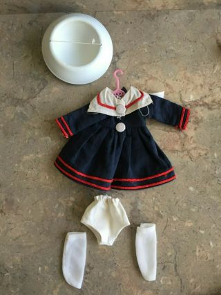 Vintage Vogue Skinny Ginny Doll Sailor Dress Outfit & Hat 4a